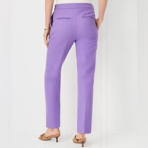 White House Black Market Purple Slim Ankle Trouser - Size 6R